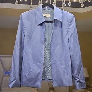 Escada Virgin Wool Blue Women's Blazer. Size EU 40